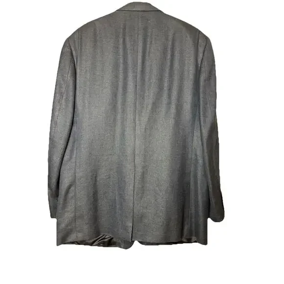 Brooks Brothers Blazer Silk Linen Wool Blend 2 Button Blue Men Size 44R